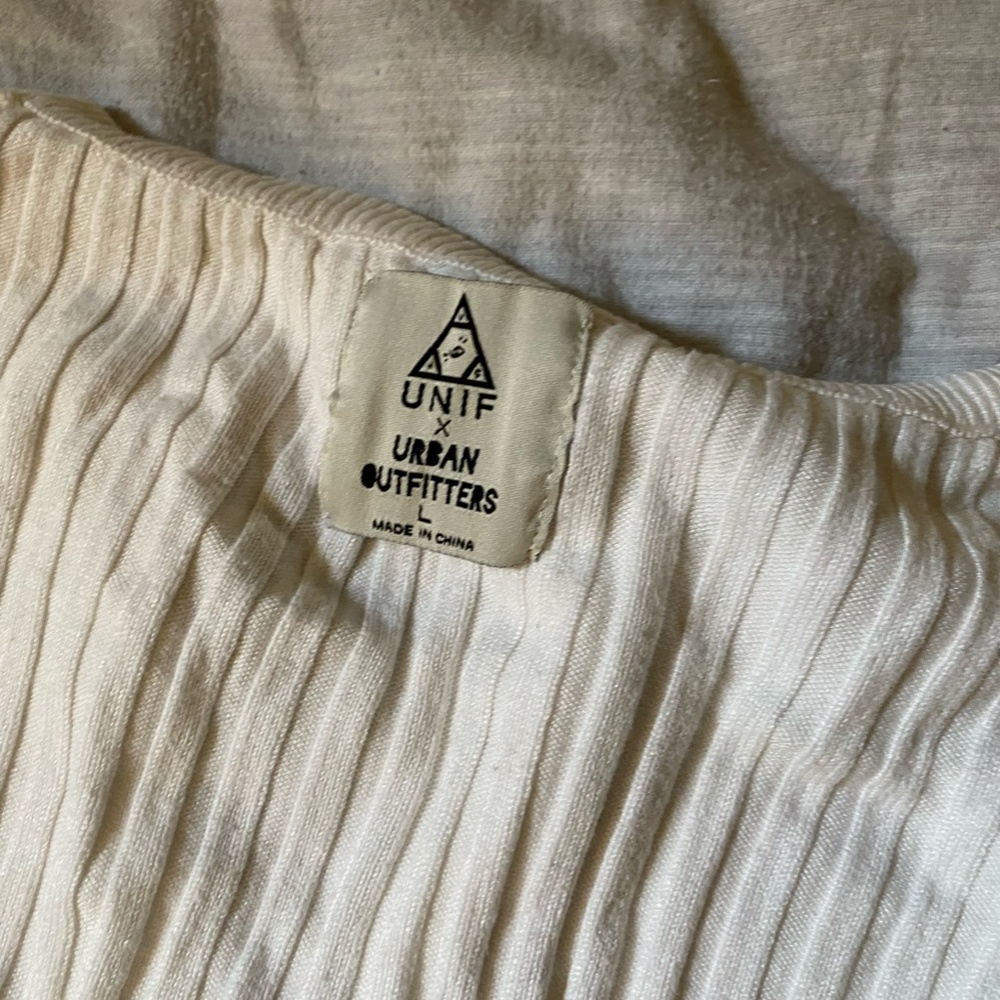 Unif Button Up Crop - image 3